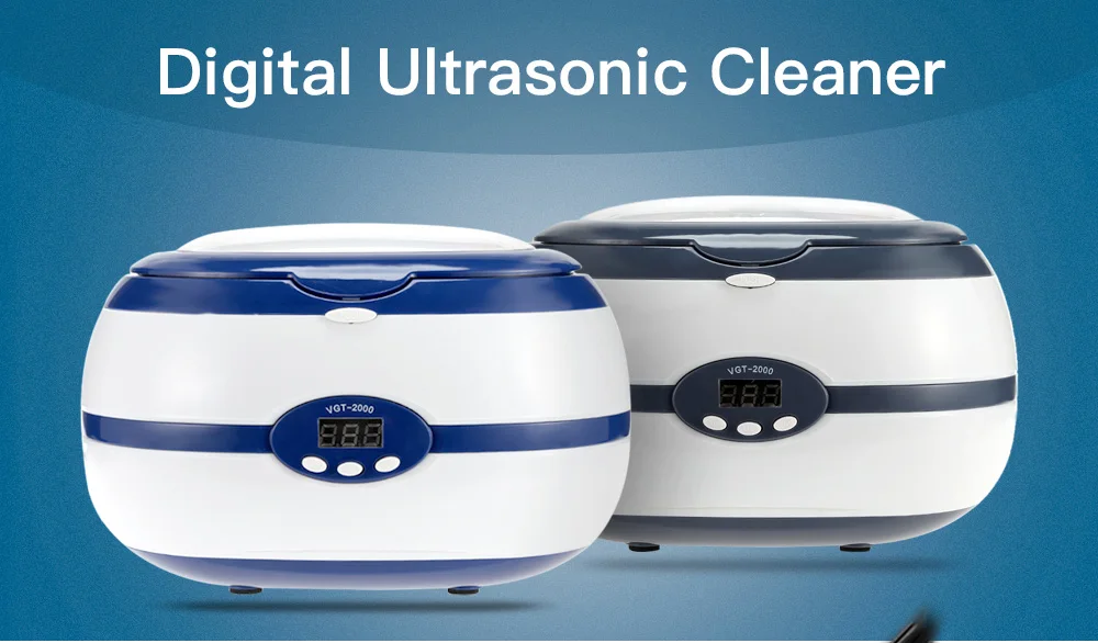 0.6L Mini Digital Ultrasonic Cleaner Jewelry Eyeglass Watches Cleaning Machinewatch cleaning
