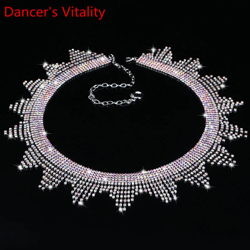 

New Belly Dance Costume Jewelry Crystal Rhinestone Belly Dance Belt Wave fringe Waist Chain