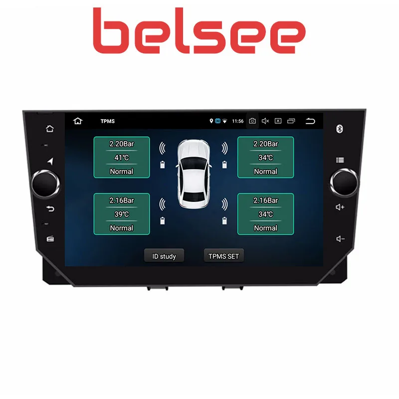 Belsee " ips сенсорный экран радио Android 9,0 головное устройство Авторадио Стерео обновление Sat Nav мультимедиа для сиденья Ibiza