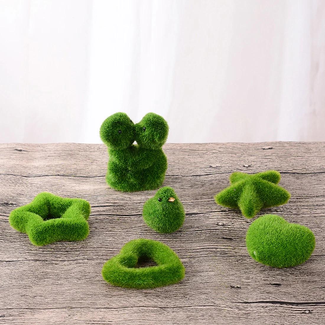 Floral Decor Home Garden Artificial Simulation Fresh Moss Balls