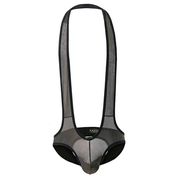 

2018 Hot sale men underwear for sexy gay buttocks briefs personality sling Siamese suit