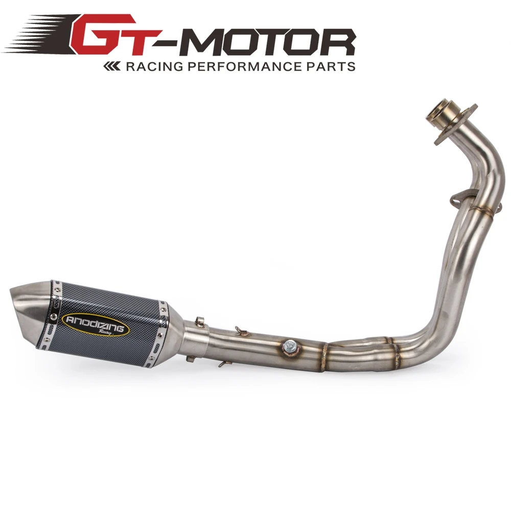 

Motorcycle Exhaust Full System FOR Yamaha MT-07 FZ-07 MT07 FZ07 Tracer 2014 2015 2016 2017 2018 with Muffler XSR700 2016 2017