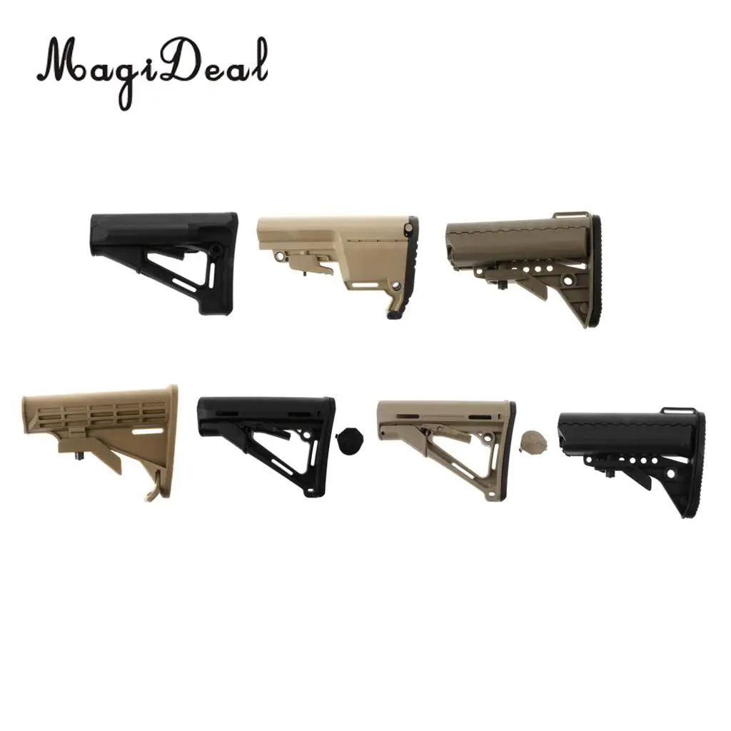 

MagiDeal Defense Tactical Light Weight & Collapsible Polymer Buttstock - STR / MFT / VLTOR / ARMY / CTR