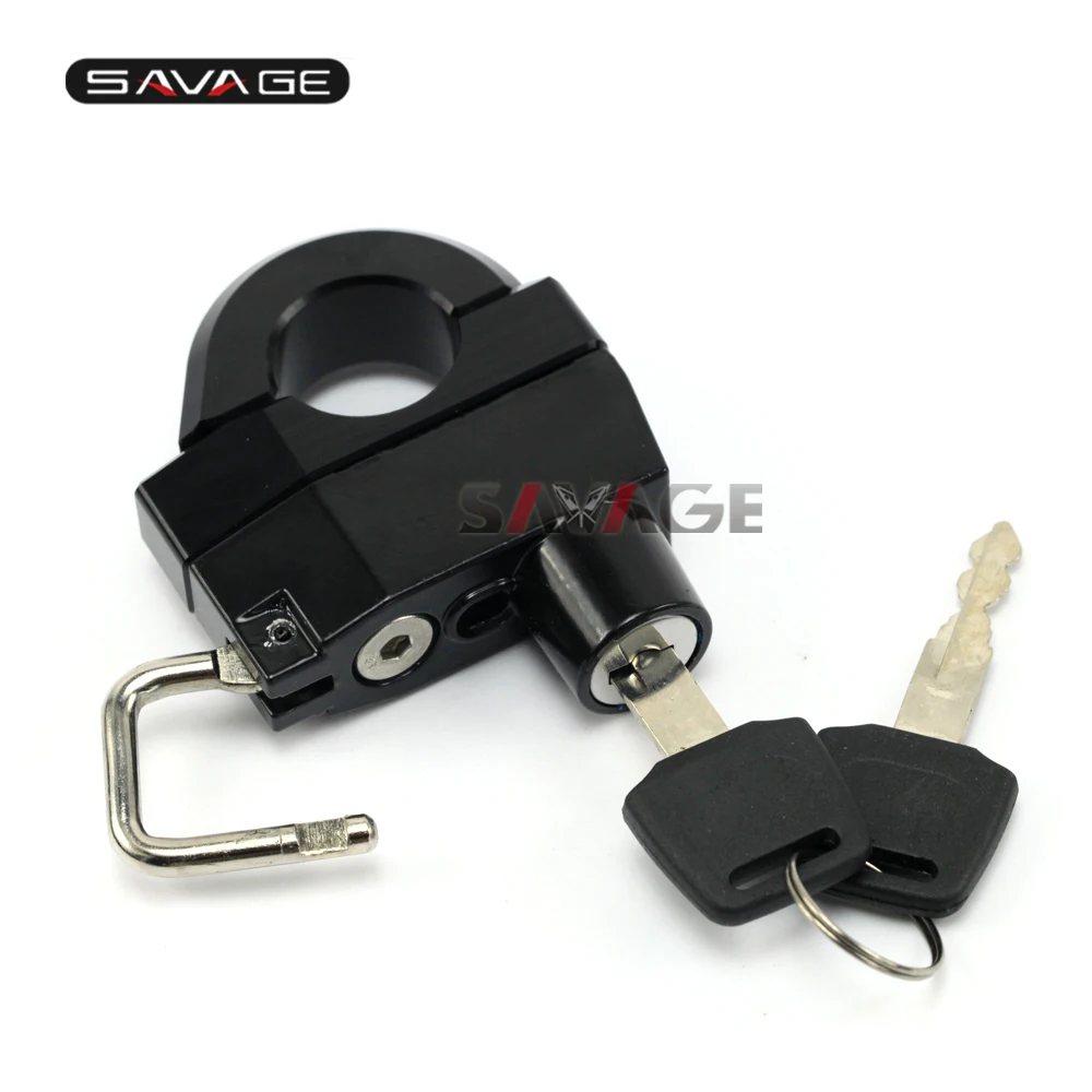 

25mm Handlebar Universal Helmet Lock For SUZUKI Boulevard C50 C90 C109R M50 M90 M109R XL800LC XL1500LC VX800 VZ800V