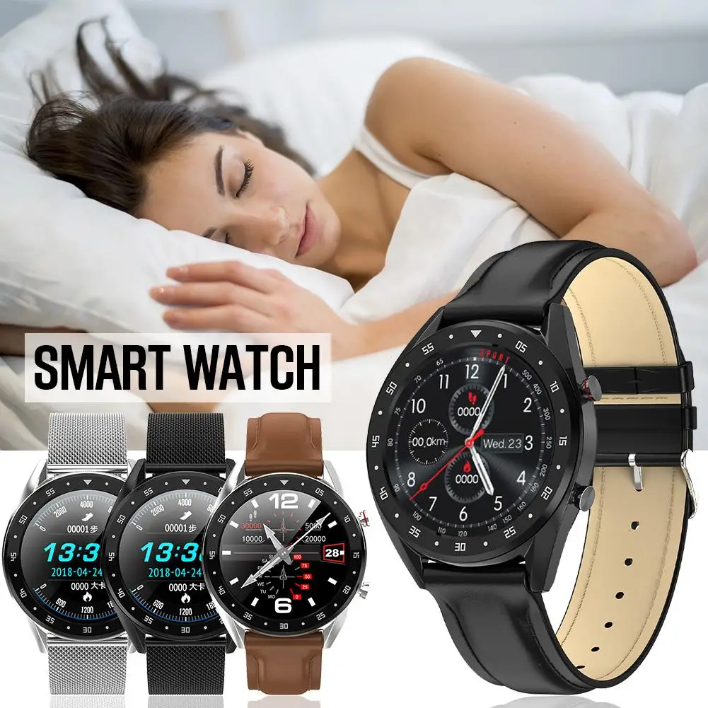 

L7 Smart Bracelet Metal Dynamic Heart Rate Blood Pressure Oxygen Sleep Monitoring IP68 Waterproof Fitness Tracker Sports Watch