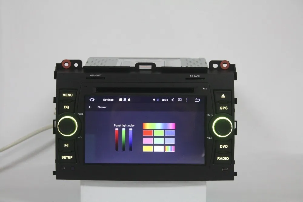 Flash Deal for Toyota Land Cruiser Prado 120 2003 2004 2005 2006 2007 2008 2009 Car Android auto Stereo Stereo Radio DVD Multimedia Player 8