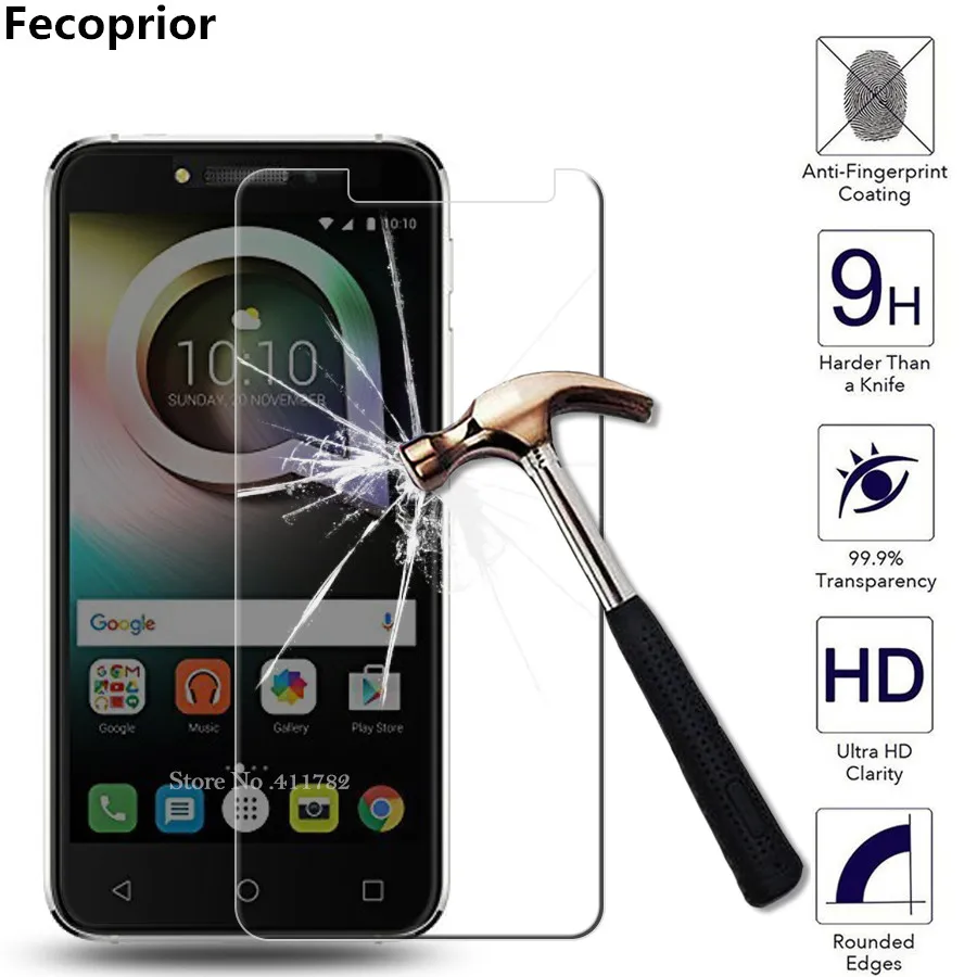 

9H Protective Tempered Glass For Alcatel A3 A5 LED A7 A50 5080Q Screen Protector Film + Clean Kit