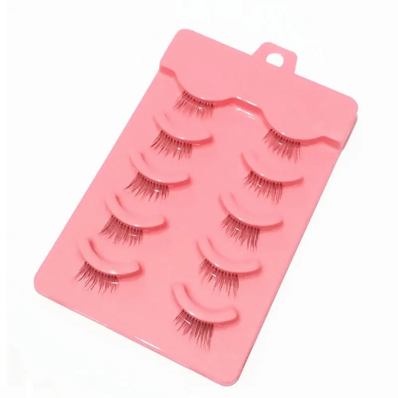 

5Pairs/Lot Half Mini Corner Fake Eye Lashes Beauty Daily False Eyelashes 2016 Hot Sales Wholesales
