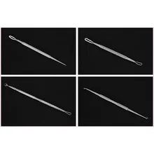 7 шт./компл. угревая сыпь очиститель иглы прыщи прибор для удаления черных точек макияж инструменты для чистки лица горячей МДФ