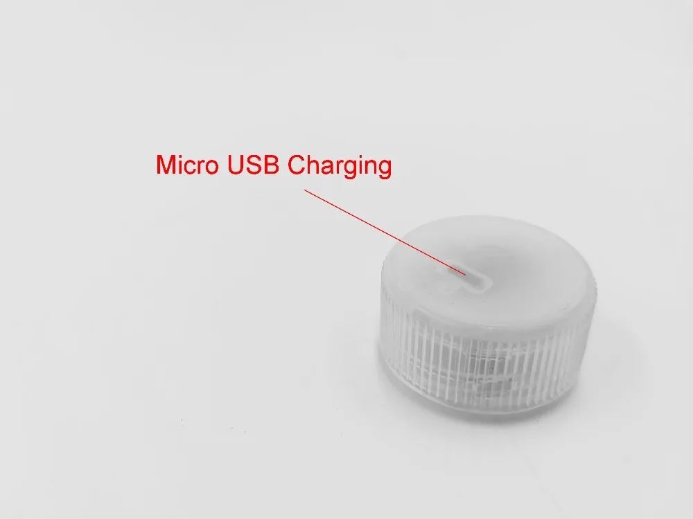 Многоцелевой 30 мм в Диаметр красочные светодиодный мигает бутылку Кепки Micro USB многоразовая бутылка Кепки используется для ночного света