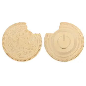 

Unique Notch Shape Design Bitcoin Commemorative Coin