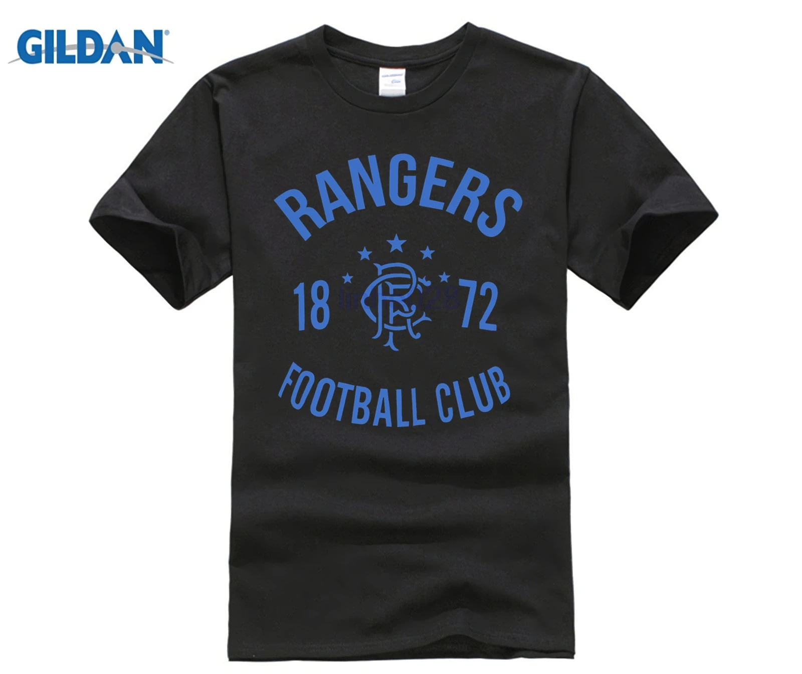 Glasgow Rangers FC 1872 Crew T Shirt Mens White Footballer Soccerin T