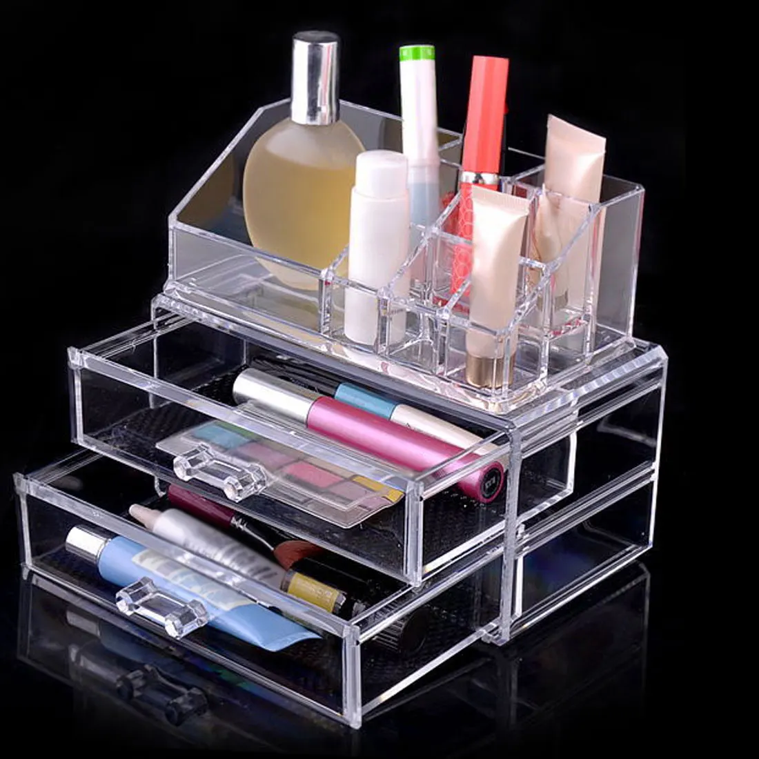 شفافة الاكريليك ماكياج المنظم صناديق التخزين المكياج المنظم فرشاة مكياج جيل للأظافر المنظم درج تخزين مجموعة شفافة الاكريليك ماكياج المنظم صناديق التخزين المكياج المنظم فرشاة مكياج جيل للأظافر المنظم درج تخزين مجموعة