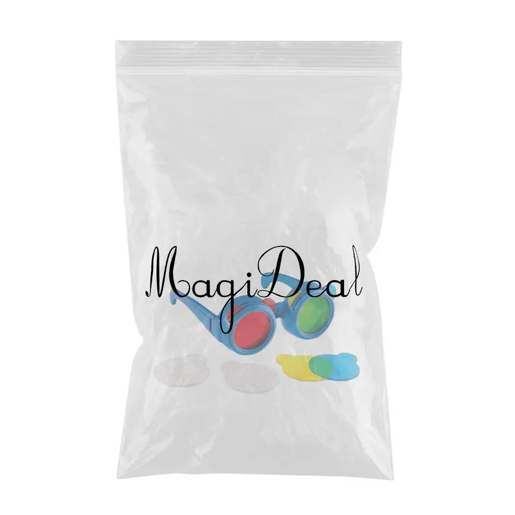 Student Kid Trichromatic Glasses Toy - Exploring Three Primary Colors Optical Physics Science Experiment Education Teaching Aids