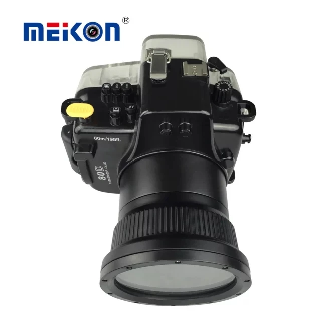 Meikon 40 м 130 футов Водонепроницаемый подводный корпус для камеры чехол для дайвинга для Canon EOS 80D цифровой DSLR камеры акваланг костюмы