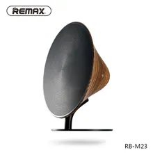 REMAX Bluetooth 4.2 Speaker Surround Sound Effect Audio Port NFC Aluminum Alloy Desktop Speaker Hands-free Calls Loudspeaker