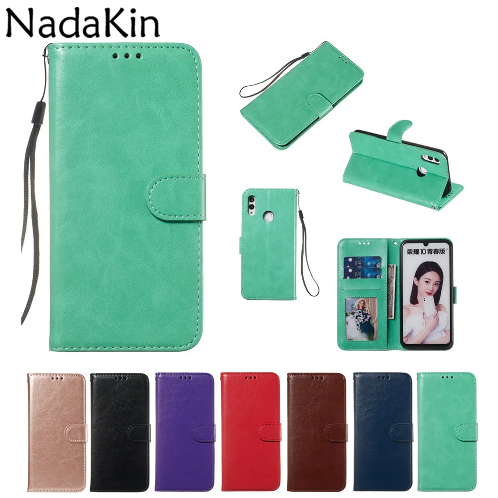 

Luxury PU Leather Flip Book Case Shell Cover for Huawei P20 Lite Mate 10 20 P30 Pro P Smart Plus Y7 Y6 2019 Honor 10 Lite 8A
