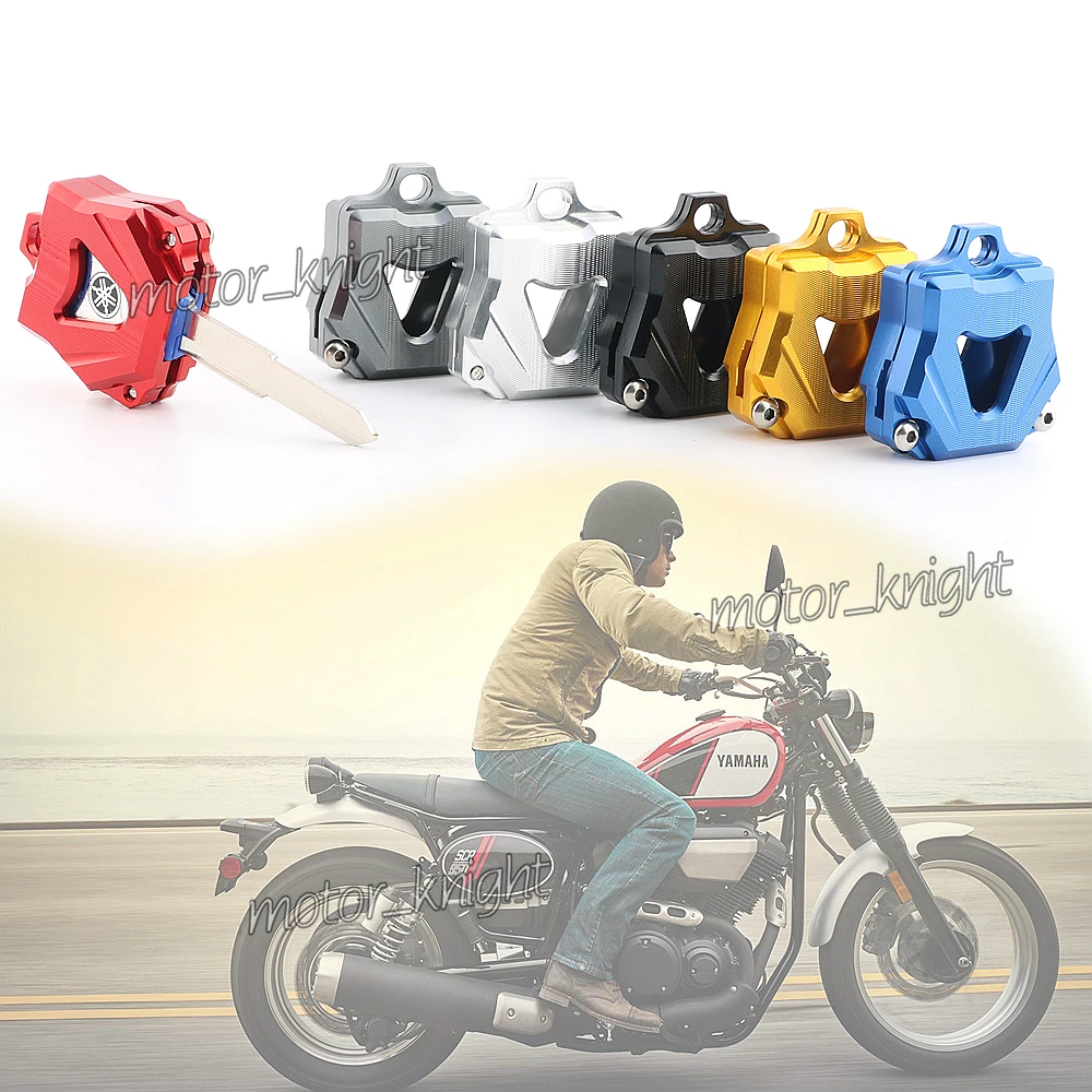

Motorcycle CNC Aluminum Key Ring Cover key set key fixture For YAMAHA YZF R25 R125 R1M R6 XJR1200 SR400 XVS400 XV950 XSR900/700