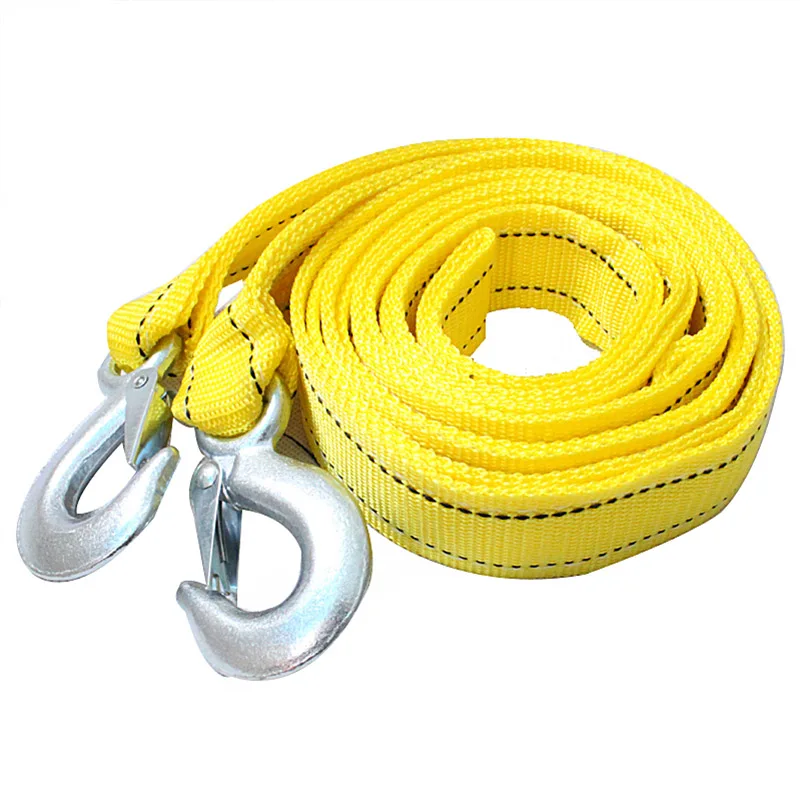 4M Ft 3 Tonnes 5T Towing Ropes Canvas Heavy Car Towed Band Truck Tow
