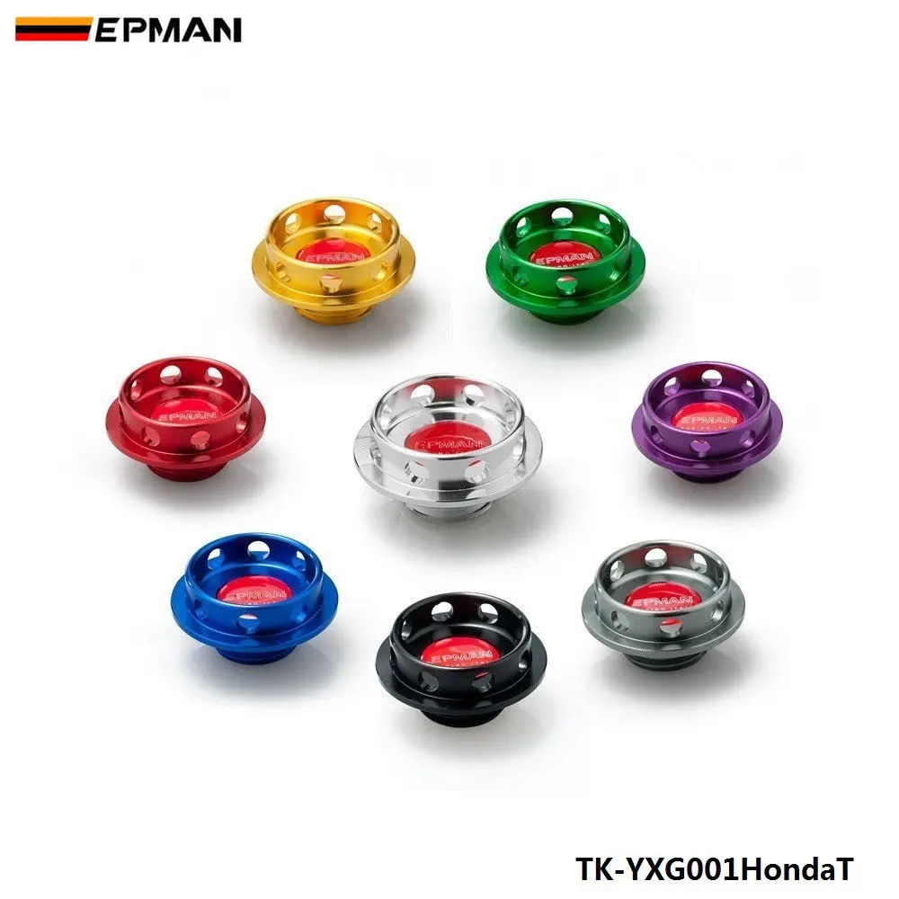 

EPMAN Sport Power Oil Fuel Filter Racing Engine Tank Cap Cover For Honda Acura Integra TK-YXG001HondaT