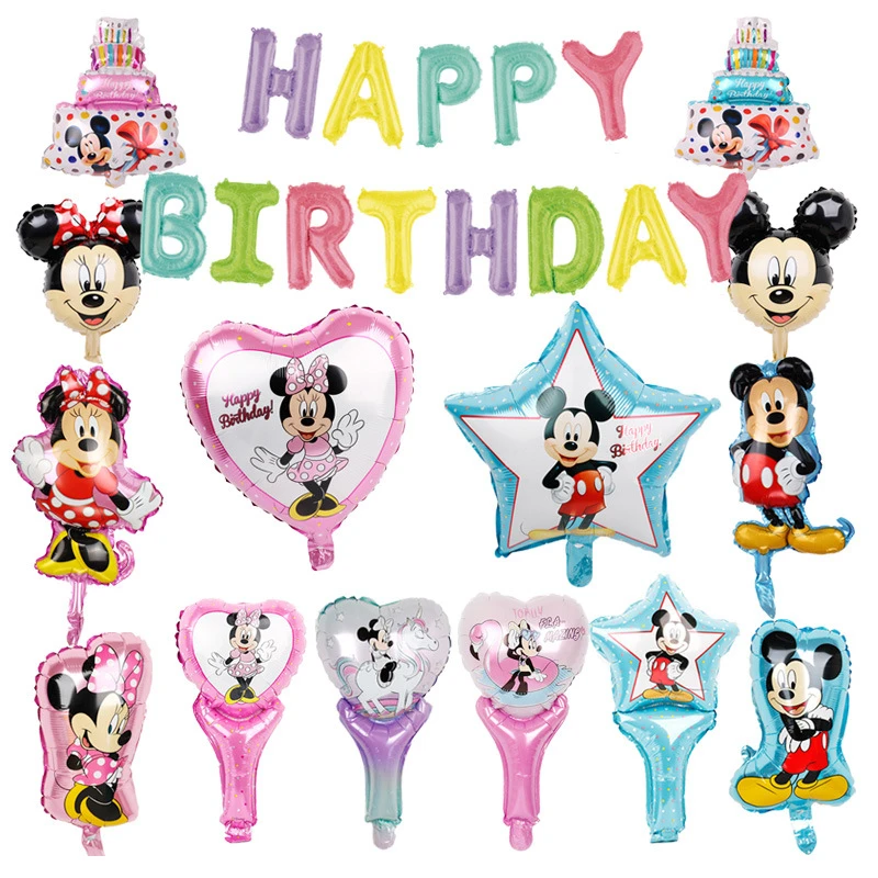 

Mickey Mouse 114cm All Manner Of Mickey Minnie Balloons Birthday Wedding Party Decoration Inflatable Balloons Kids Toys Globos