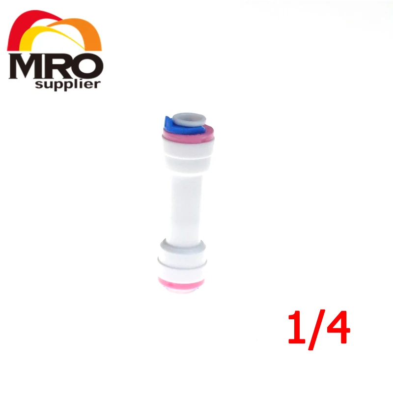 

1/4 inch OD Tube 1/4 inch OD Tube Check Valve with seal Straight Quick Connect RO Water Tube Connection ST026