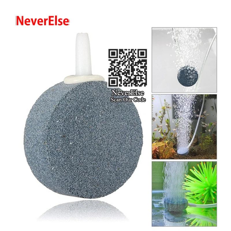 Aquarium Bubbler Air Stone 4Kinds for Fish Tank Pond Hydroponics Aerator Air Pump Accessories Ceramic Airstone Oxygen Diffuser