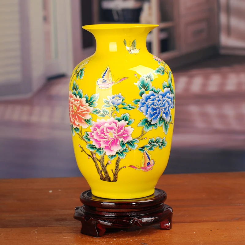 

Antique Chinese Porcelain Vase Decorative Flower Vase For Wedding Decoration Pot Jingdezhen Porcelain Vase Christmas Gift