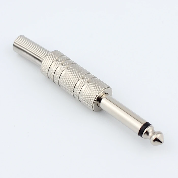 5piece 6.5 large two pin plug guitar /microphone / mixer / 6.35 plug