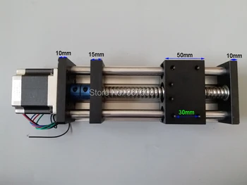 

GGP 1605 500MM Ball Screw Slide Rail Linear Motion Guide Moving Table Slip-way+1Pcs Nema 23 motor 57 Stepper Motor