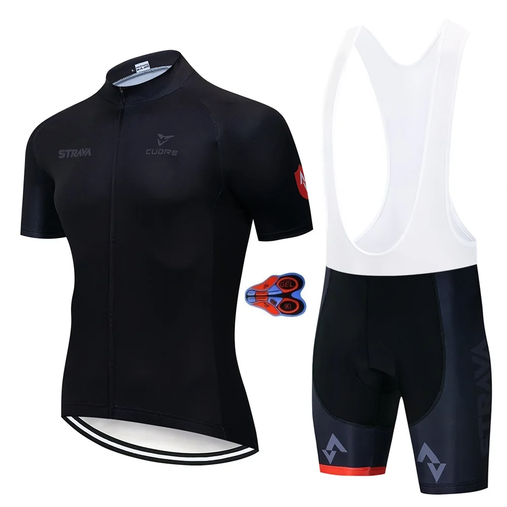 الصيف الدراجات الفانيلة 2019 Strava الرجال فريق دورة ارتداء قصيرة الأكمام دراجة الملابس مايوه روبا Ciclismo 9D هلام قصيرة Sleev