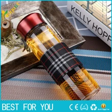 10 шт./lotThe новая высокая Pengkui стеклянная портативная кружка-термос креативные милые чашки клетчатые наборы чашек