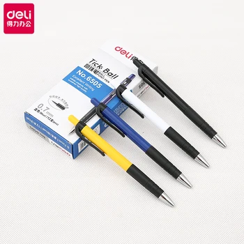 

Deli 12pcs/set blue red black ink refills office school stationery students SUPERIA ball-point pen ballpoint pens