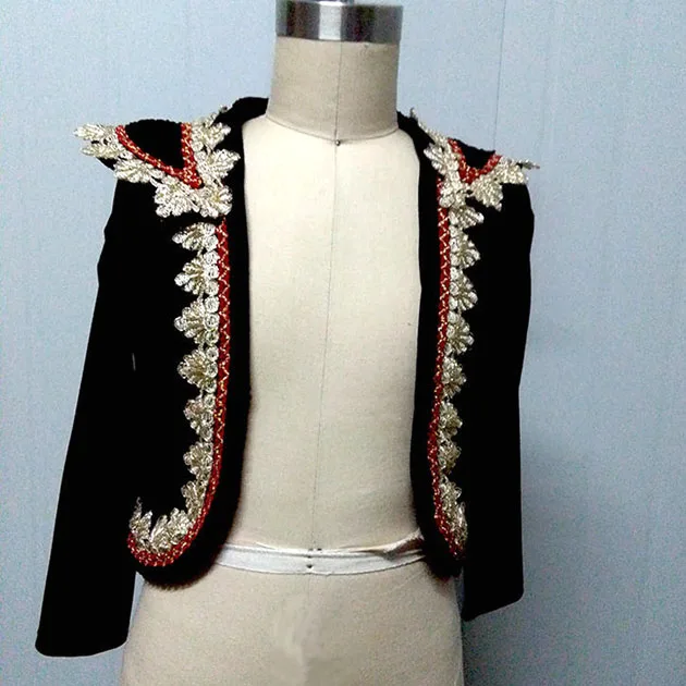 mens latin wear Custom Made Ballet Jacket Coat For Man or Kids,Men's Carnival Costumes For Party,King Costumes Men Fancy Costumes male dance clothes