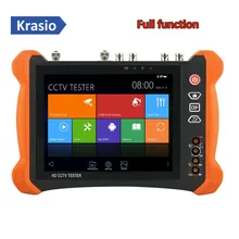 8 дюймов 8MP 4K CCTV Тест er для IP TVI CVI AHD SDI CVBS камеры безопасности, с оптическим измерителем мощности, TDR тест, цифровой мультиметр