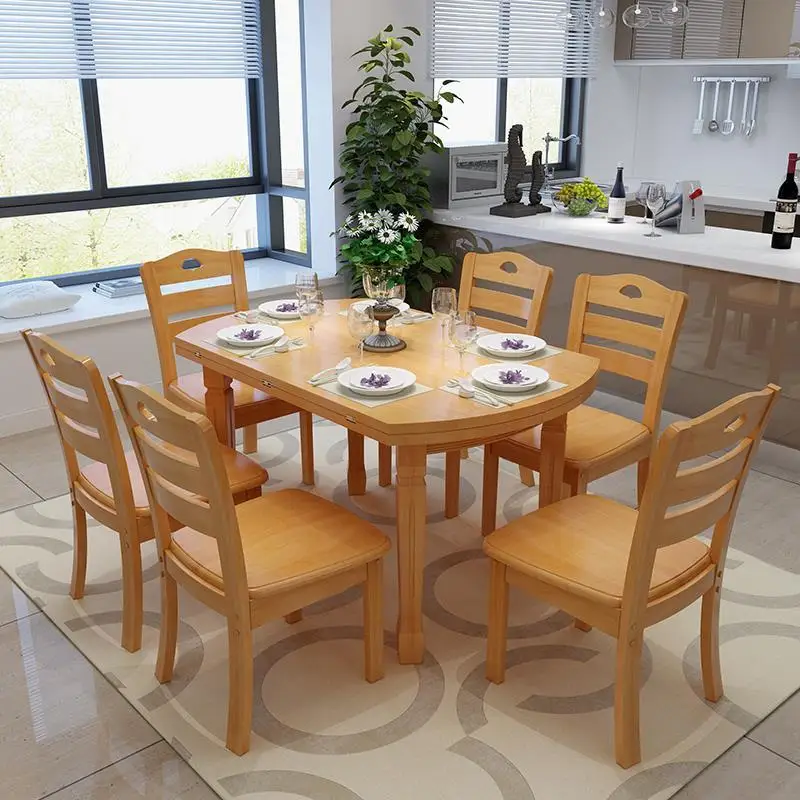 Manger Moderne Dinning Kitchen Room Redonda Pliante Set Meja Makan Tavolo Shabby Chic Tablo Comedor Mesa De Jantar Dining Table