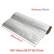 3.3ft * 3.3ft Escudo Térmico Isolamento de Som Do Carro Deadener Deadening Material Mat Nova
