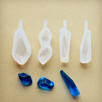 

Irregular stone pendant Silicone Mold Resin Silicone Mould handmade DIY Jewelry Making epoxy resin molds