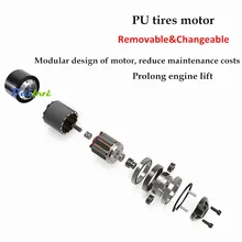 Remote Controller Replaceable Dual Hub Motor 30KM/H for Adults