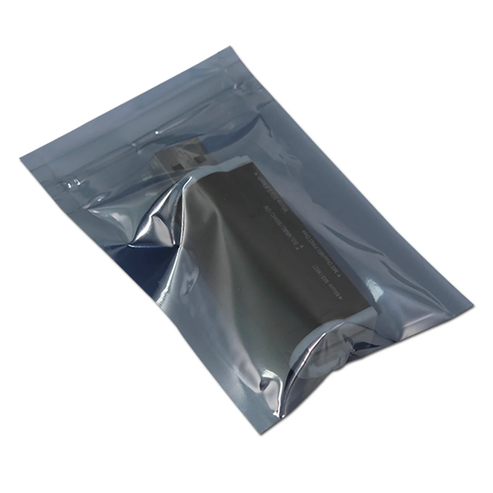 100 pcs Anti-Static Shielding Zip Lock Bag Self Seal Storage Bags 6*9CM 7*11CM