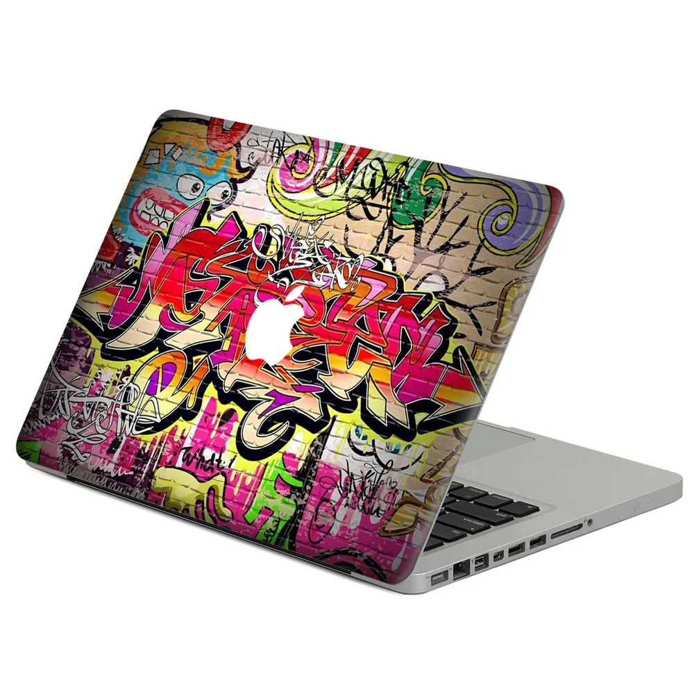Горячая Граффити Ноутбук наклейка кожа для MacBook Air Pro retina 1" 13" 1" винил Mac корпус полное покрытие кожи