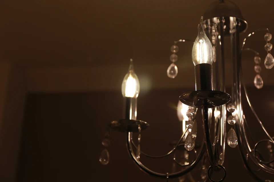 LAN му светодиодный Лампа накаливания E14 Ретро Эдисон лампа 220 В Винтаж свечах Глобус люстры удара Home Decor энергосбережения