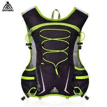 

ANMEILU Running Bag 5L Outdoor Running Bag Backpacks Marathon Reflective Hiking Cycling Backpack Hydration Vest Pack