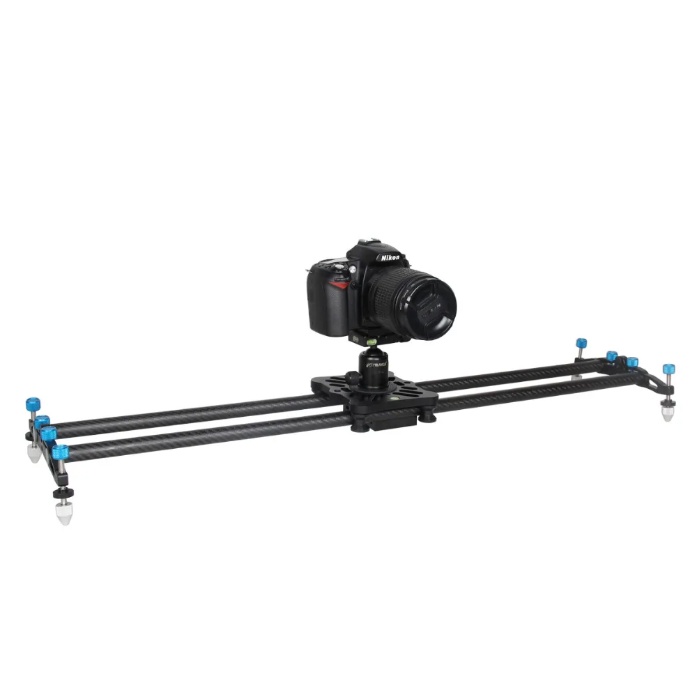 

Professional 80cm Carbon Fiber Bearing Video Track Slider System Camera Slider for DSLR Camera Camcorder