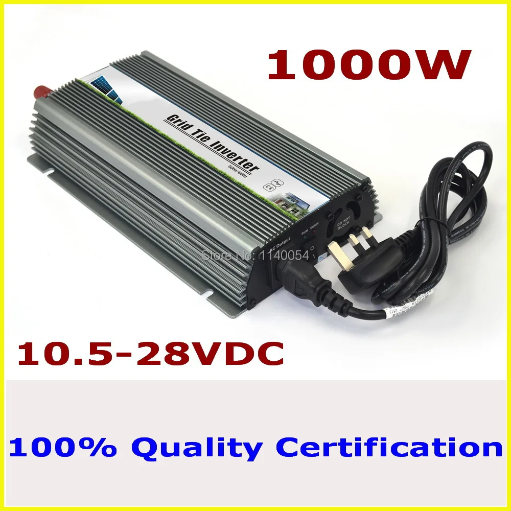 1000W 10.5 28VDC MPPT Grid Tie Inverter with MPPT Function for 1000W