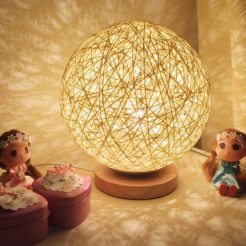 

TUDA 12X23cm Free Shipping Fashion Creative Ball Shape Table Lamps LED Table Lamp For Bedroom Lamp Contemporary Style Table Lamp
