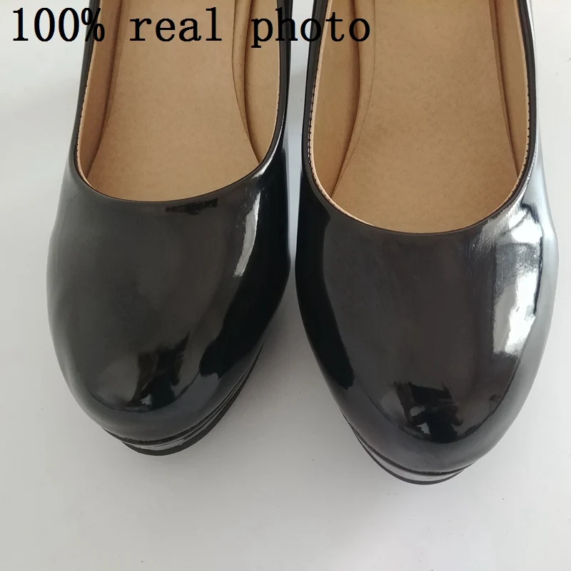 ORCHA LISA/Офисная Женская обувь ярких цветов на высоком каблуке; женские туфли-лодочки на толстой платформе; свадебные туфли без застежки; zapatos mujer; большие размеры 44