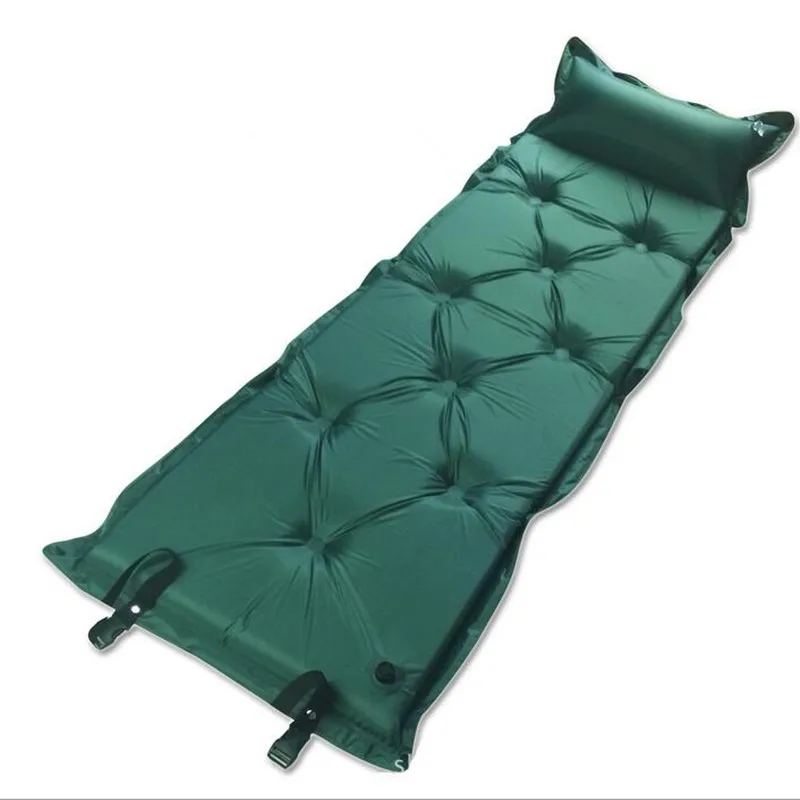 

183*57*2cm SuperThicker Inflatable Air Mattress Portable Folding Outdoor Single Camping Mat Sleeping Pad Picnic Beach Mat Online