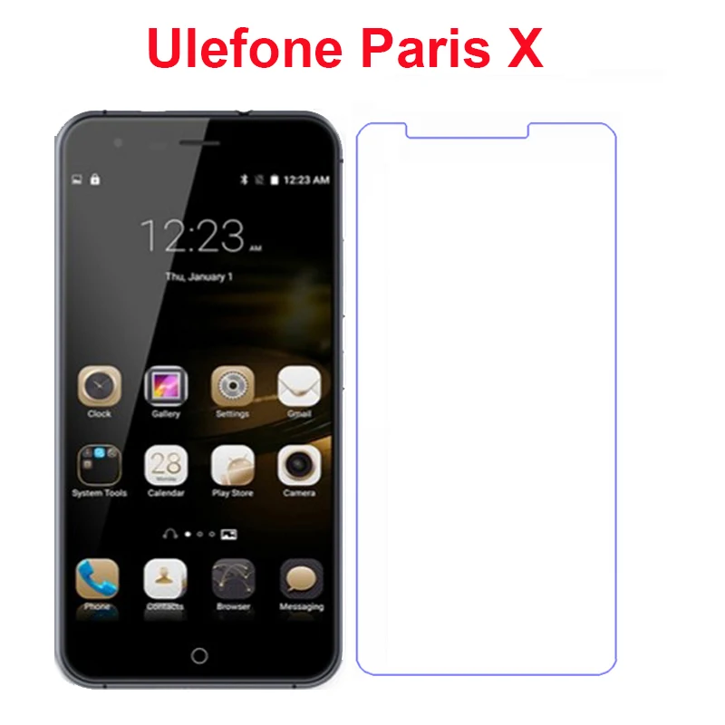 Чехол-накладка Ulefone Paris х прочное фронтальное защитное Стекло для защиты экрана