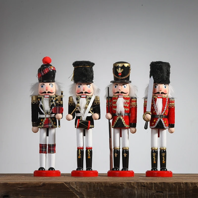 Europe Style Beautiful Original Wood Nutcrackers Soilders Vintage Home